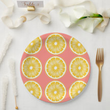Moderne roze limonade & geel