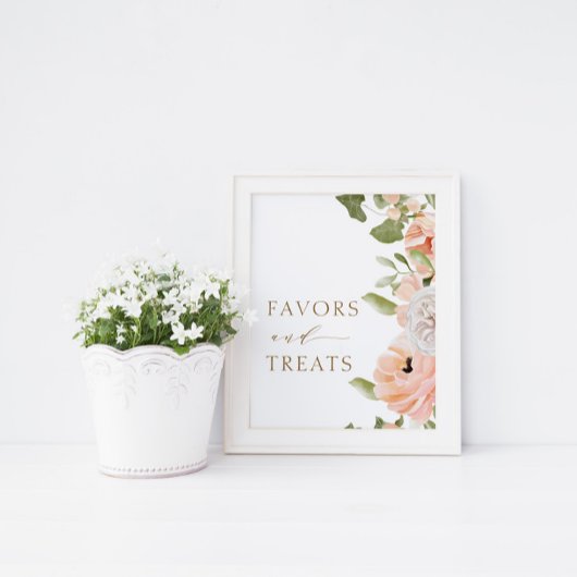 Moderne roze limonade Summer Favors & Trets Sign Poster