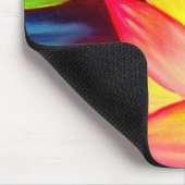 Moderne roze lotusventilator muismat (Hoek)