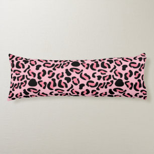 Moderne Roze Luipaard Patroon Dier Lichaamskussen