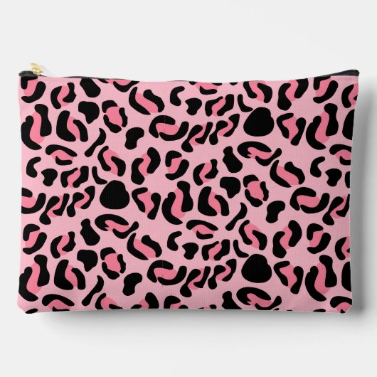 Moderne Roze Luipaardpatroon Dier Etui (Voorkant)