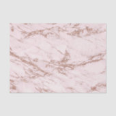 Moderne roze marmer Roos Gold Glitter Wedding Tissuepapier (Voorkant)