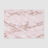 Moderne Roze Marmer Roze Goud Glitter Bruiloft Tissuepapier (Voorkant)