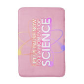 Moderne Roze Meisjesachtige Wetenschap Cool Grappi Badmat (Voorkant Verticaal)