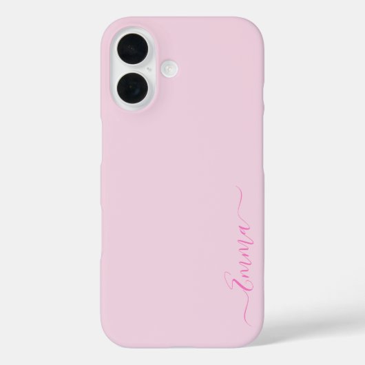 Moderne roze meisjesprint trendy Case-Mate iPhone case (Achterkant)