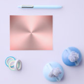 Moderne roze metalen blik flyer (Enkel)