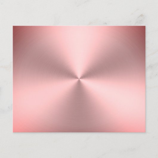 Moderne roze metalen blik flyer (Voorkant)