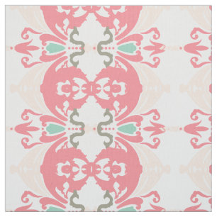 Moderne Roze Mintgrijze Bloemstuk Aangepaste Stof