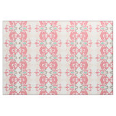 Moderne Roze Mintgrijze Bloemstuk Aangepaste Stof (Fat Quarter)