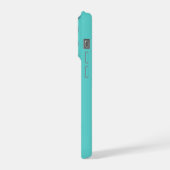 Moderne Roze Moeder Meisjes Dochter Aangepaste Naa iPhone Hoesje (Linkerkant)