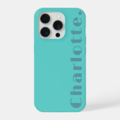 Moderne Roze Moeder Meisjes Dochter Aangepaste Naa iPhone Hoesje (Achterkant)