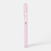 Moderne Roze Monogram 5 Foto Collage iPhone 16 Hoesje (Linkerkant)