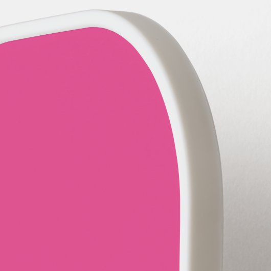 Moderne roze monogram - Gepersonaliseerde naam Pickleball Paddle (Links Detail)