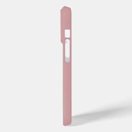 Moderne Roze Monogram Naam Case-Mate iPhone Case (Achterkant / Links)