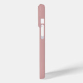Moderne Roze Monogram Naam Case-Mate iPhone Case (Achterkant / Links)