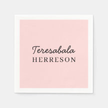 Moderne Roze Monogram Ontwerp