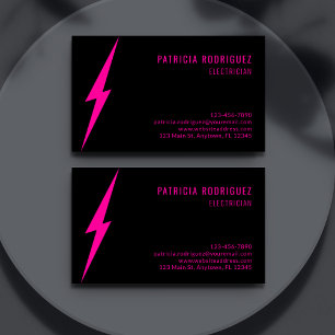 Moderne Roze Neon Verlichting Aangepaste Elektrote Visitekaartje