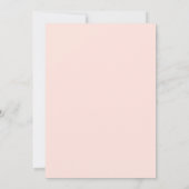 Moderne Roze Nep Goud Glitter Bat Mitzvah Kaart (Achterkant)