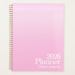Moderne Roze Ombre Planner