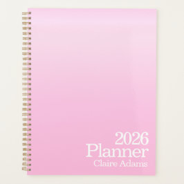 Moderne Roze Ombre Planner