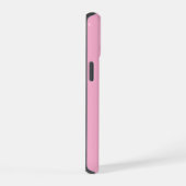 Moderne Roze Oranje Monogram Initiaal Gepersonalis iPhone 15 Case (Rechterkant)