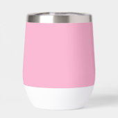 Moderne roze Oranje monogram Initialen op maat (Achterkant)