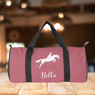 Moderne Roze Paardrijden Equestrian Plunjezak