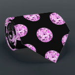 Moderne roze Paarse Disco Ball Pattern Black Stropdas<br><div class="desc">Dans,  dans! Evergreen disco spiegelbal ontwerp voor elke danskoningin. Disco ball illustratie roze esthetische home decor,  partijproducten en geschenken.</div>
