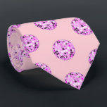 Moderne roze Paarse Disco Ball Pattern Pastel Roze Stropdas<br><div class="desc">Dans,  dans! Evergreen disco spiegelbal ontwerp voor elke danskoningin. Disco ball illustratie roze esthetische home decor,  partijproducten en geschenken.</div>