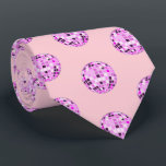 Moderne roze Paarse Disco Ball Pattern Pastel Roze Stropdas<br><div class="desc">Dans,  dans! Evergreen disco spiegelbal ontwerp voor elke danskoningin. Disco ball illustratie roze esthetische home decor,  partijproducten en geschenken.</div>