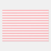 Moderne roze parelroze kerstbomen gemengd inpakpapier vel (Voorkant 3)