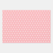 Moderne roze parelroze kerstbomen gemengd inpakpapier vel (Voorkant 2)