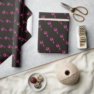 Moderne Roze Persoonlijke Dank Je Verjaardag Cadeaupapier