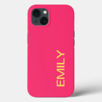 Moderne Roze Persoonlijke iPhone Hoes