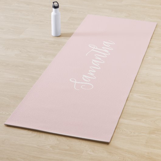 Moderne Roze Persoonlijke Yogamat (In situ)
