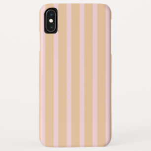 Moderne Roze Perzik Taffy Gestreepte Case-Mate iPhone Case