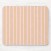 Moderne Roze Perzik Taffy Gestreepte Muismat (Voorkant)