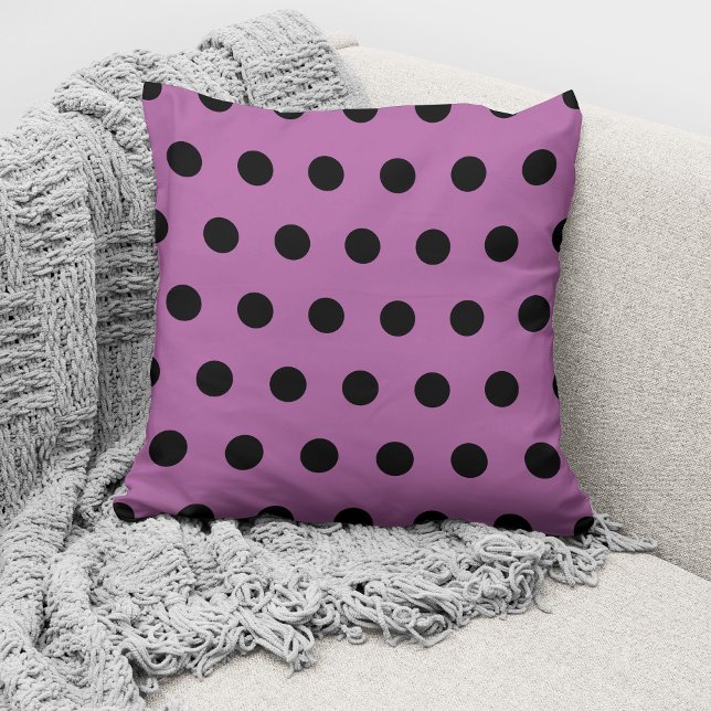 Moderne roze polka stippen patroon kussen (Creator heeft geüpload)