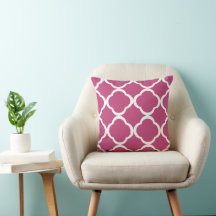 Moderne Roze Quatrefoil Patroon