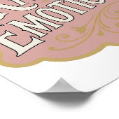 Moderne Roze RAW EMOTIE Print (Hoek)