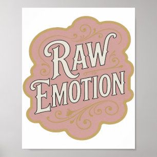Moderne Roze RAW EMOTIE Print