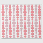 Moderne roze rechthoeken cadeaupapier (Vlak)