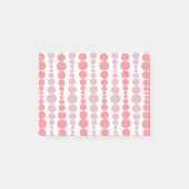 Moderne Roze Rechthoeken  Post-it® Notes (Voorkant)