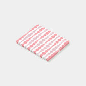Moderne Roze Rechthoeken  Post-it® Notes (Schuin)