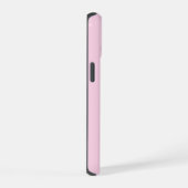 Moderne Roze Rode Driedelige Initiaal Monogram iPhone 15 Case (Rechterkant)