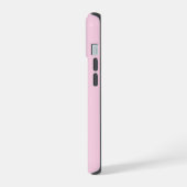 Moderne Roze Rode Driedelige Initiaal Monogram iPhone 15 Case (Linkerkant)