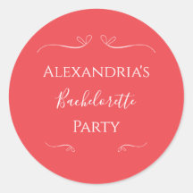 Moderne Roze Rode Meisjesuitje-feest