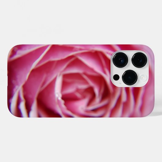  moderne roze roos close-up Case-Mate iPhone case (Achterkant (horizontaal))