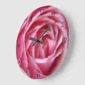  moderne roze roos close-up grote klok (Hoek)
