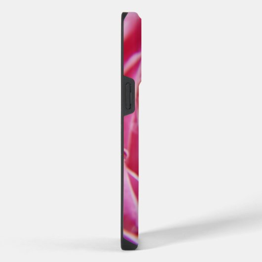  moderne roze roos close-up iPhone hoesje (Rechterkant)